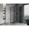 Mexen Mist-B cabine de douche pivotante droite 100 x 100 cm, cadre noir, noir - 8A2T-100-100-70-70-P