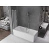 Mexen Velar L pare-douche 2 volets coulissants 70 x 150 cm, dépoli, chrome - 896-070-003-31-01