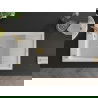 Mexen Elias évier en granit à 1 cuve avec égouttoir 795 x 480 mm, Blanc, siphon Or - 6511791005-20-G