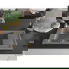 Mexen Elias évier en granit à 1 cuve avec égouttoir 795 x 480 mm, Gris, siphon Or - 6511791005-71-G