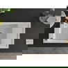 Mexen Elias évier en granit à 1 cuve avec égouttoir 795 x 480 mm, Blanc, siphon Noir - 6511791005-20-B