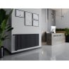 Mexen CVH10 Radiateur Hygiène à plaques 500 x 2200 mm, raccordement inférieur, 1165 W, anthracite - W610H-050-220-66