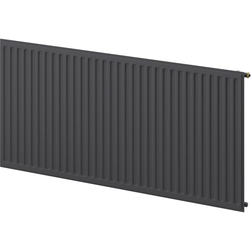 Mexen CVH10 Radiateur d'hygiène à plaques 400 x 2600 mm, raccordement inférieur, 1123 W, anthracite - W610H-040-260-66