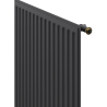Mexen CVH10 Radiateur d'hygiène à plaques 400 x 2600 mm, raccordement inférieur, 1123 W, anthracite - W610H-040-260-66