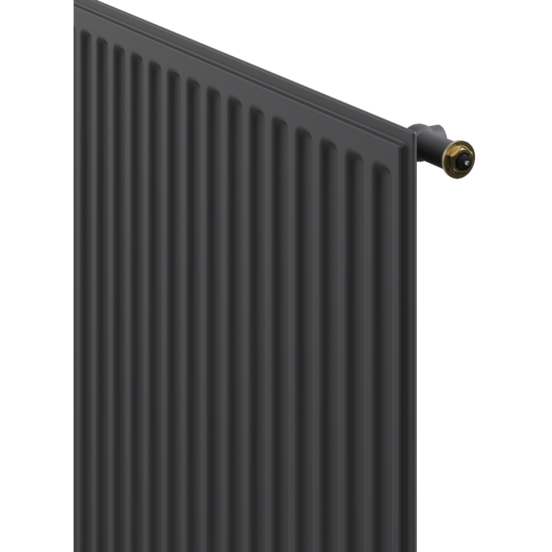 Mexen CVH10 Radiateur Hygiène à plaque 400 x 1800 mm, raccordement inférieur, 778 W, anthracite - W610H-040-180-66