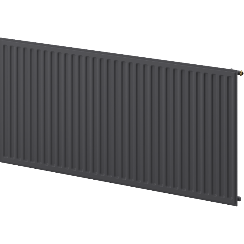 Mexen CVH10 Radiateur hygiénique à panneau 400 x 800 mm, connexion inférieure, 346 W, anthracite - W610H-040-080-66