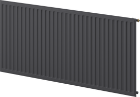 Mexen CVH10 Radiateur d'hygiène à plat 300 x 2600 mm, connexion inférieure, 861 W, anthracite - W610H-030-260-66