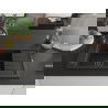 Mexen Elias évier en granit à 1 cuve avec égouttoir 795 x 480 mm, Noir/Or métallique, siphon Noir - 6511791005-75-B