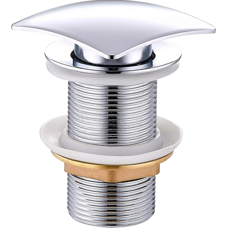 Mexen bouchon carré click-clack, Chrome - 79916-00