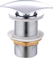 Mexen bouchon carré click-clack, Chrome - 79916-00
