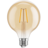 Mexen Vintis Ampoule filament LED E27, G95, 2W, Chaude - 2200K, 180 lm, ambre - L157-E27-0222-50