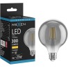 Mexen Vintis Ampoule LED filament E27, G95, 4W, Chaude - 2700K, 300 lm, fumée - L157-E27-0427-70