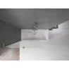 Mexen Velar L paroi de baignoire à 2 volets coulissante 120 x 150 cm, dépoli, doré - 896-120-003-31-50