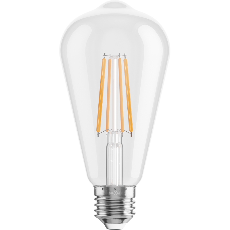 Mexen Vintis Ampoule filament LED E27, ST64, 8W, Chaude - 2200K, 1055 lm, clair - L152-E27-0822-00