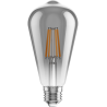 Mexen Vintis Ampoule filament LED E27, ST64, 6W, Chaude - 2700K, 510 lm, fumée - L152-E27-0627-70