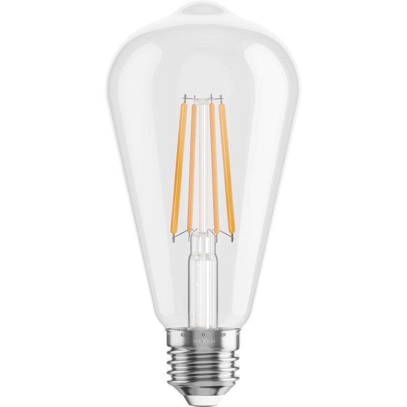 Mexen Vintis Ampoule filament LED E27, ST64, 8W, Chaud - 2700K, 1055 lm, clair - L152-E27-0827-00