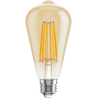 Mexen Vintis Ampoule filament LED E27, ST64, 10W, Chaude - 2700K, 910 lm, ambre - L152-E27-1027-50