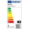 Mexen Vintis Ampoule filament LED E27, G80, 2W, Chaude - 2200K, 150 lm, fumée - L155-E27-0222-70