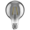 Mexen Vintis Ampoule filament LED E27, G80, 2W, Chaude - 2200K, 150 lm, fumée - L155-E27-0222-70