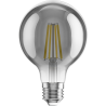 Mexen Vintis Ampoule filament LED E27, G80, 8W, Chaude - 2200K, 600 lm, fumée - L155-E27-0822-70