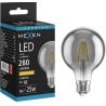 Mexen Vintis Ampoule LED filament E27, G80, 4W, Chaude - 2200K, 280 lm, fumée - L155-E27-0422-70
