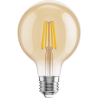 Mexen Vintis Ampoule LED filament E27, G80, 6W, Chaude - 2700K, 400 lm, ambre - L155-E27-0627-50