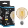 Mexen Vintis Ampoule à filament LED E27, G80, 8W, Chaud - 2700K, 750 lm, ambre - L155-E27-0827-50