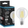 Mexen Vintis Ampoule à filament LED E27, G80, 10W, Neutre - 4000K, 1320 lm, claire - L155-E27-1040-00