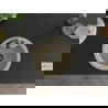 Mexen Diego évier en granit à 1 cuve 488 x 480 mm, Beige, siphon Noir - 6512481000-69-B