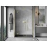 Mexen Mist-H porte de douche pivotante gauche 120 cm, transparent, doré - 8A5-120-001-50-00-L