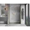 Mexen Mist-H porte de douche pivotante droite 120 cm, transparent, doré - 8A5-120-001-50-00-P