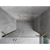 Mexen Mist-H porte de douche battante droite 160 cm, transparent, doré - 8A5-160-001-50-00-P