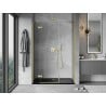 Mexen Mist-H porte de douche pivotante gauche 120 cm, transparent, or brossé - 8A5-120-001-55-00-L