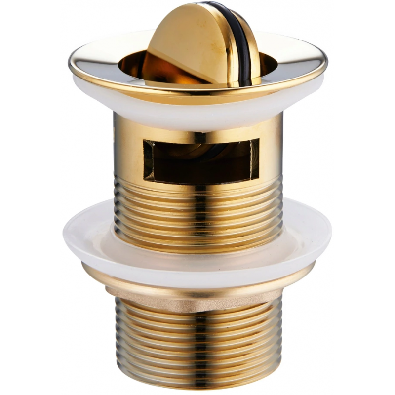 Mexen bouchon rotatif clic-clack avec trop-plein, Or - 79923-50