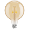 Mexen Vintis Ampoule filament LED E27, G125, 6W, Chaude - 2200K, 600 lm, ambre - L158-E27-0622-50