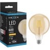 Mexen Vintis Ampoule filament LED E27, G125, 6W, Chaude - 2200K, 600 lm, ambre - L158-E27-0622-50