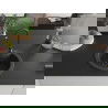 Mexen Diego évier en granit à 1 cuve 488 x 480 mm, Noir moucheté, siphon Noir - 6512481000-76-B