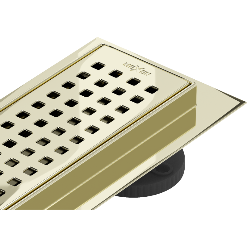 Mexen Flat 360° M08 canalisation linéaire rotative 80 cm, doré - 1525080-40