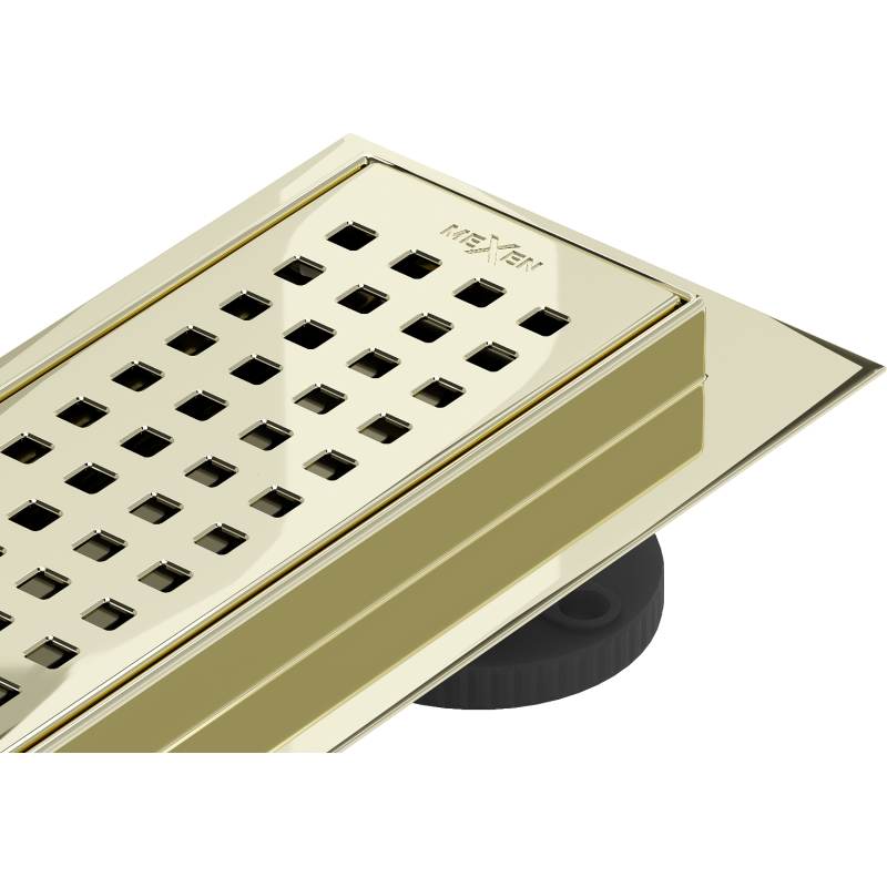 Mexen Flat 360° M08 canalisation linéaire rotative 80 cm, or - 1525080-40