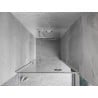 Mexen Mist-H L porte de douche battante droite 90 cm, transparent, chrome - 8A5L-090-000-01-00-P