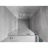 Mexen Mist-H L porte de douche pivotante droite 110 cm, transparent, chrome - 8A5L-110-000-01-00-P