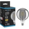 Mexen Vintis Ampoule filament LED E27, G125, 6W, Chaude - 2700K, 510 lm, fumée - L158-E27-0627-70