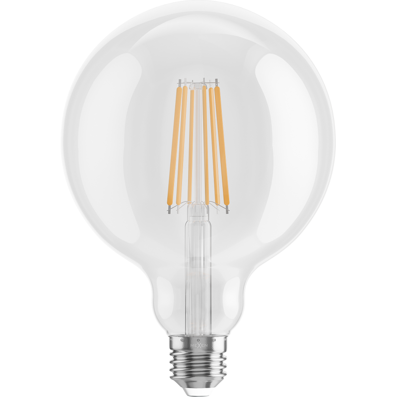 Mexen Vintis Ampoule filament LED E27, G125, 10W, Chaude - 2700K, 1320 lm, claire - L158-E27-1027-00
