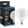 Mexen Vintis Ampoule à filament LED E27, G125, 12W, Chaude - 2700K, 1560 lm, claire - L158-E27-1227-00