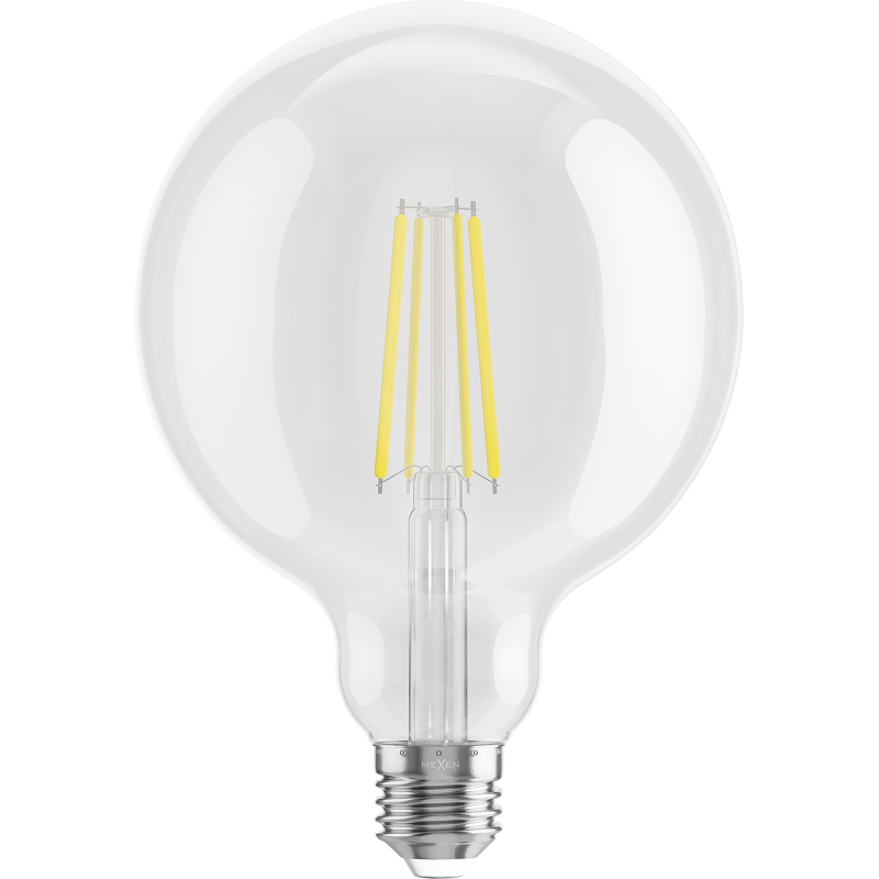 Mexen Vintis Ampoule filament LED E27, G125, 8W, Neutre - 4000K, 1055 lm, clair - L158-E27-0840-00