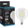 Mexen Vintis Ampoule à filament LED E27, G125, 10W, Neutre - 4000K, 1320 lm, transparent - L158-E27-1040-00