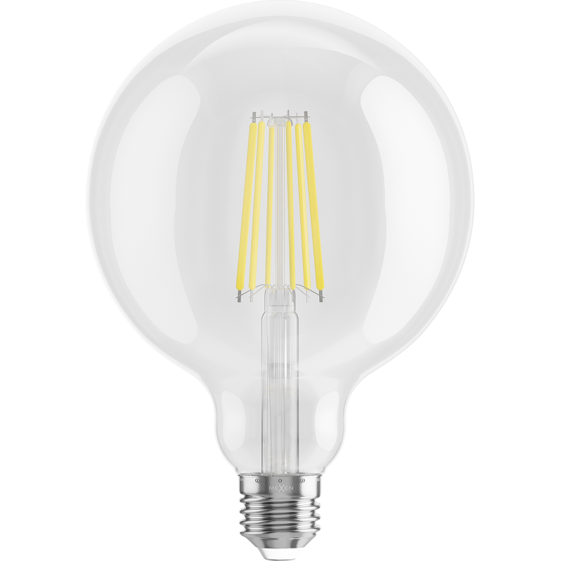 Mexen Vintis Ampoule filament LED E27, G125, 12W, Neutre - 4000K, 1560 lm, transparent - L158-E27-1240-00