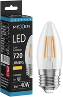 Mexen Vintis Ampoule LED filament E27, C35, 6W, Chaude - 2700K, 720 lm, claire - L154-E27-0627-00