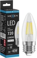 Mexen Vintis Ampoule filament LED E27, C35, 6W, Neutre - 4000K, 720 lm, transparent - L154-E27-0640-00