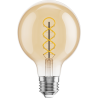 Mexen Vintis Ampoule filament spirale LED E27, G80, 2W, Chaude - 2200K, 170 lm, ambre - L165-E27-0222-50